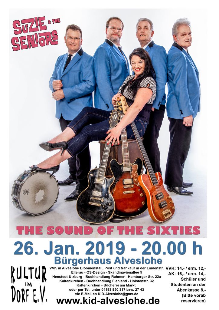 SUZIE and THE SENIORS live in Alveslohe am 26. Januar