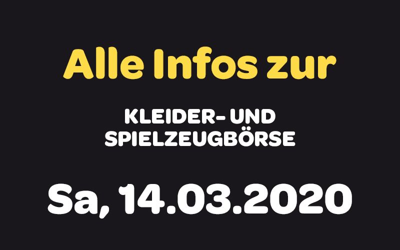Kleiderbörse und Spielzeugbörse von Aktiv für Alveslohe am 14. 3. 2020