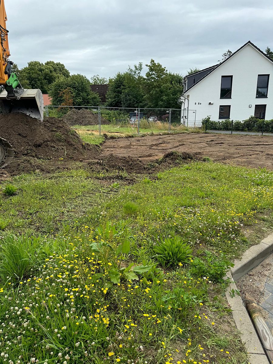 Baubeginn für den Spielplatz in der Appelboomtwiete