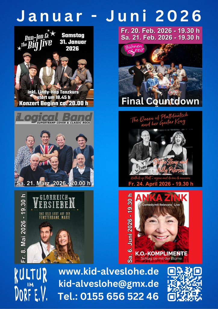 Das klasse Programm für das 1. Halbjahr 2026